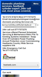 Mobile Screenshot of domesticplumbingservices.com
